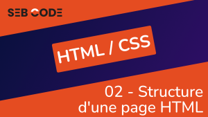 Structure d'une page HTML