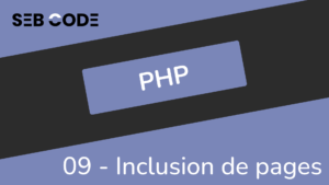Inclusion de page en PHP